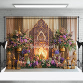 Lofaris Floral Sacred Holy Lovely Sweet Wedding Backdrop